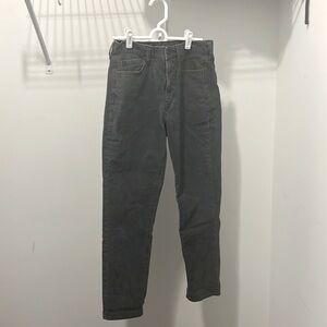 American Eagle Grey Corduroy Pants size 4